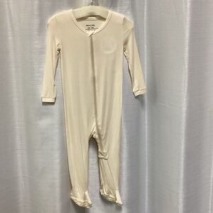 Elegant Cream Kids Footie by Little Sleepies